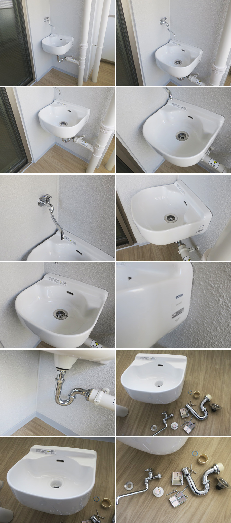 23686TOTO スロップシンク SK500 多目的マルチシンク 陶器 ホワイトカラー 水栓金具付展示品/取り外し品/未使用品