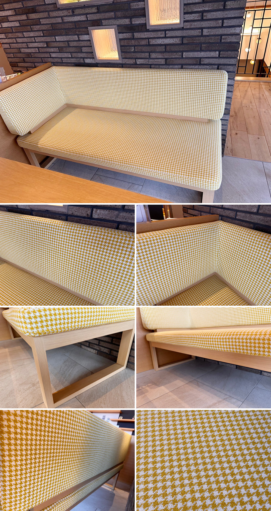 家具WD■27305■ESTIC　エスティック　片肘ベンチソファ　W1780×D640×H810■展示品/取り外し品/中古品