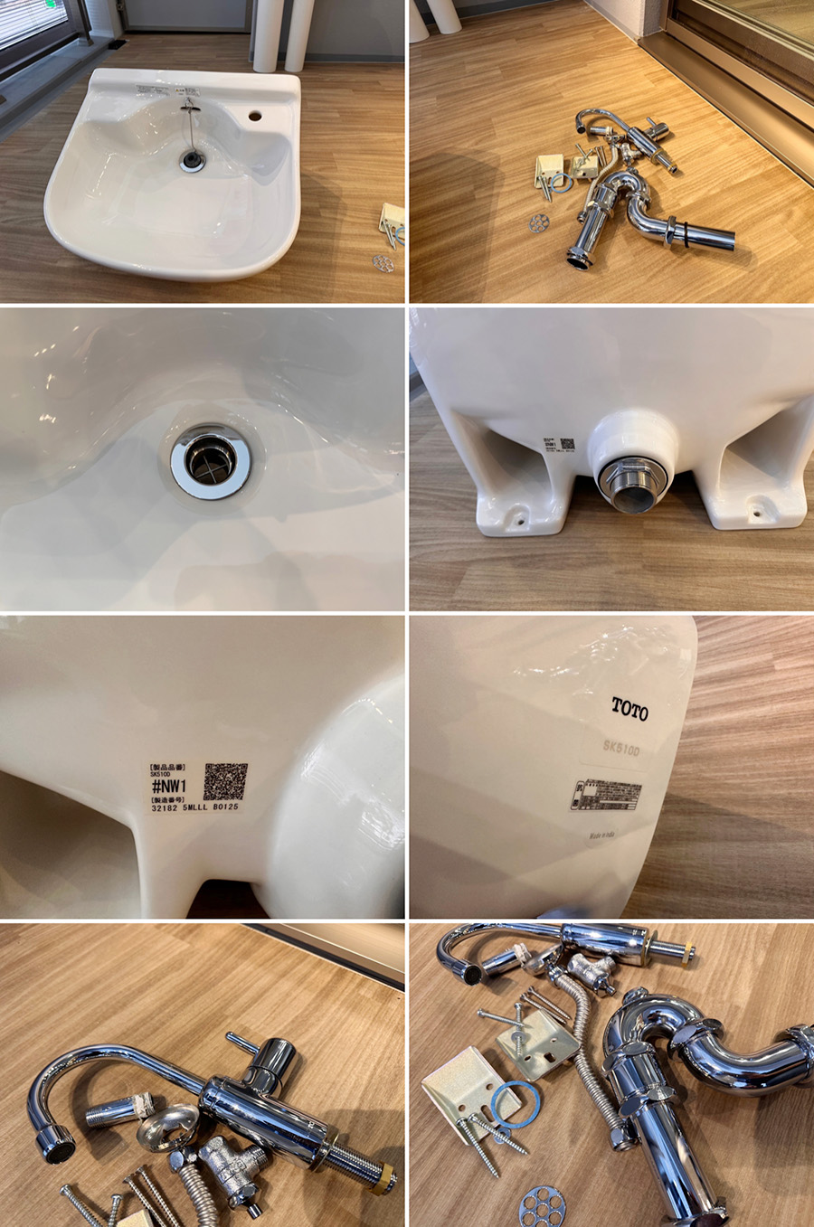 27555■TOTO　マルチシンク　スロップシンク　SK510D　多目的シンク　陶器　ホワイトカラー　水栓金具付■展示品/取り外し品/未使用品