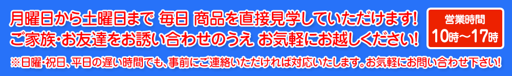 毎日見学できます